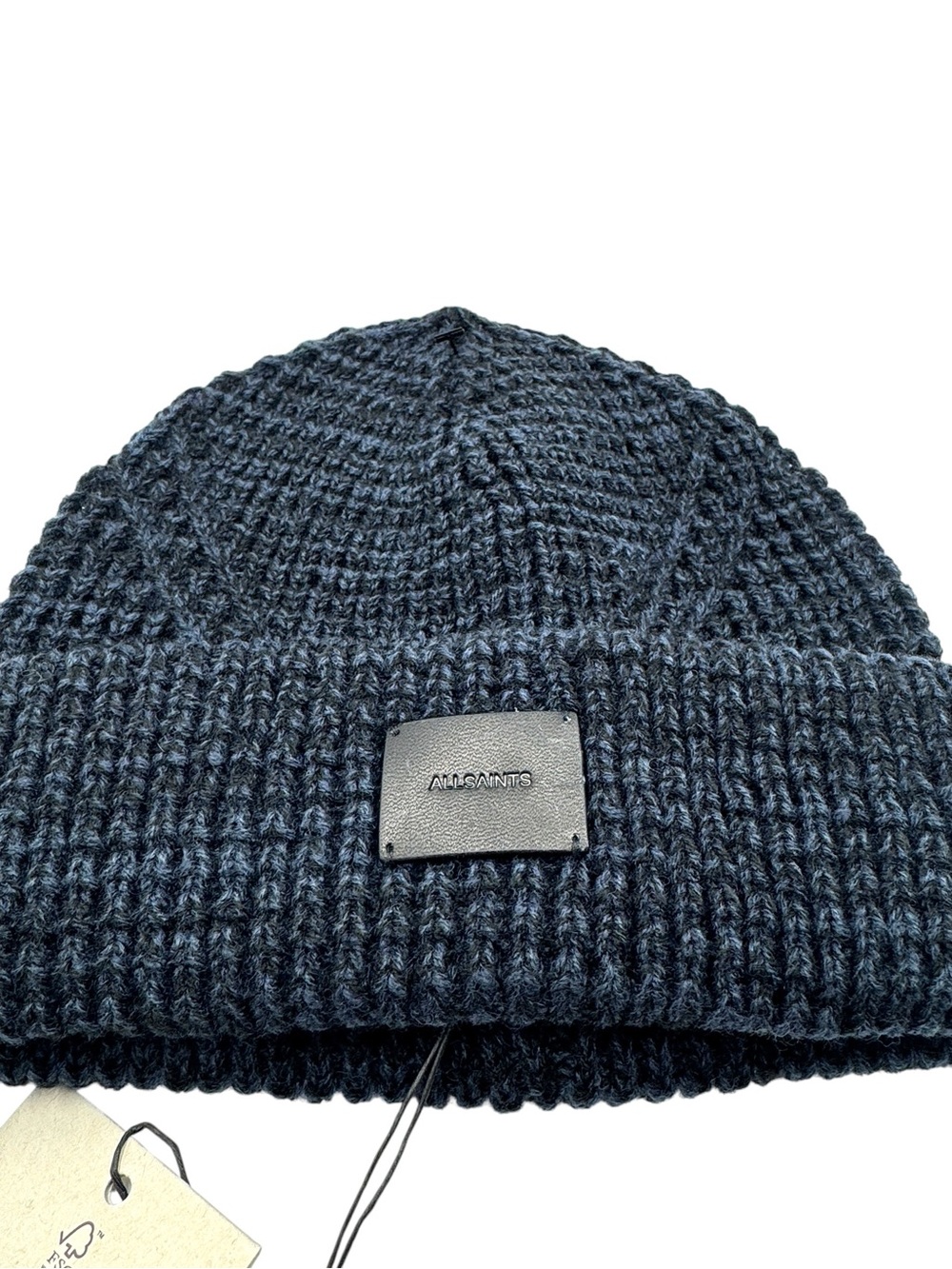 NWT AllSaints Angled Stitch Marled Beanie | One Size - Picture 5 of 11